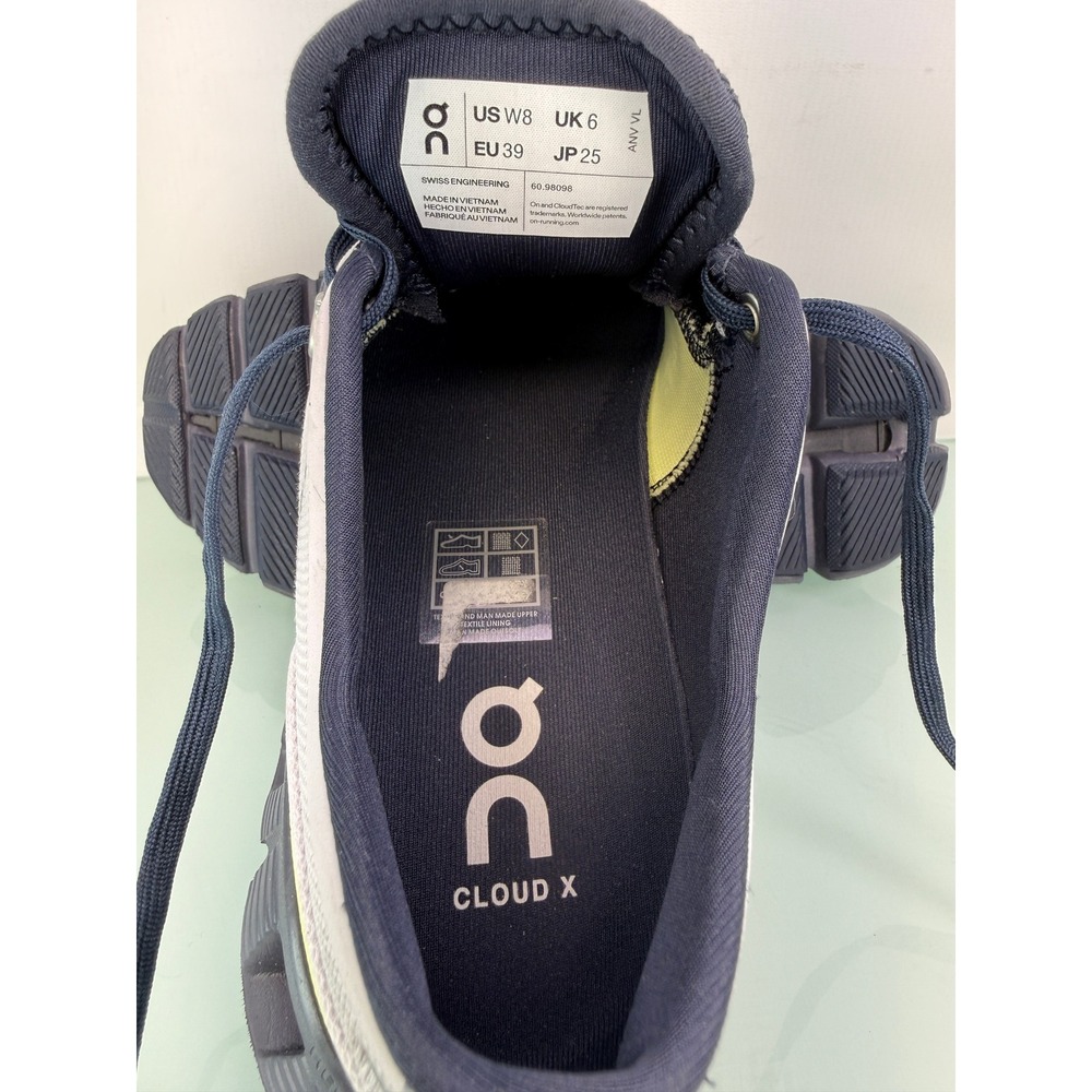 On Cloud X3 Running Shoes Women 8 Orchid Iorn Gorpcore Athleisure Fitness Clean - Picture 9 of 10